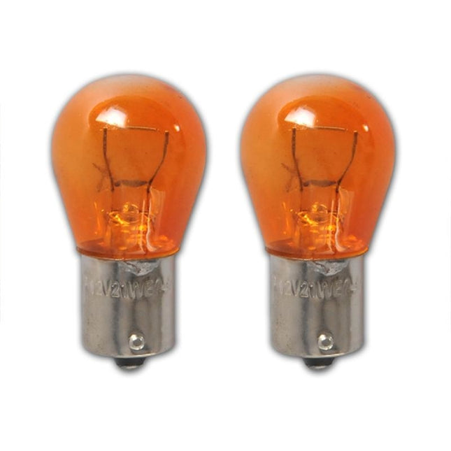 ProPlus Satz mit 2 Glühbirnen Orange, Bajonett-Glühbirne 12V 21/W ( Orangener Blinker)