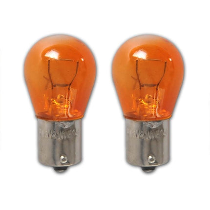 ProPlus Satz mit 2 Glühbirnen Orange , Bajonett Sockel 12V 21/W ( Orange Blinker) - 5 Stunden Anschluss