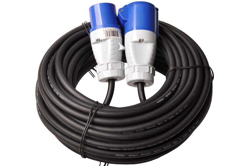 ProPlus Verlängerungskabel 20 Mtr CEE Neoprenkabel 1,5mm