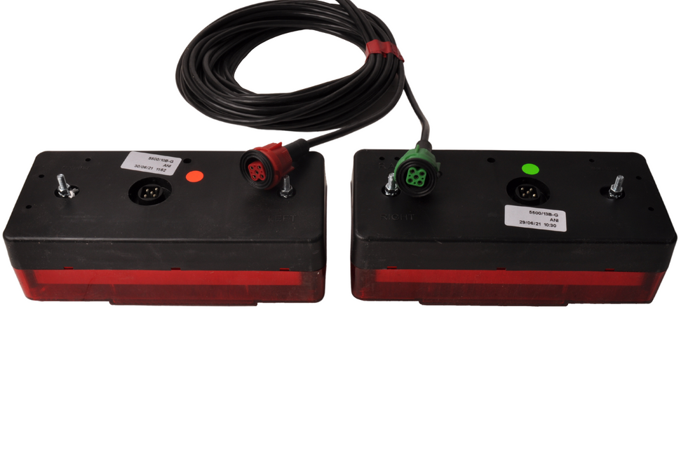 Radex 7-poliges Rückleuchten Set Radex 5500 mit 5 m Hauptkabel