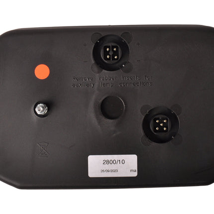 Radex Anhänger Rückleuchte - Radex 2800 - links - 240x145x60 mm - 5-poliger Bajonettanschluss