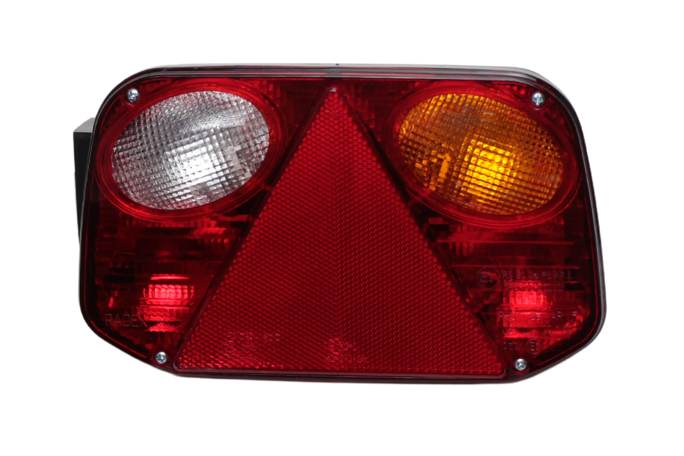 Radex Anhänger Rückleuchte - Radex 2800 - rechts - 240x145x60 mm - 5-poliger Bajonettanschluss