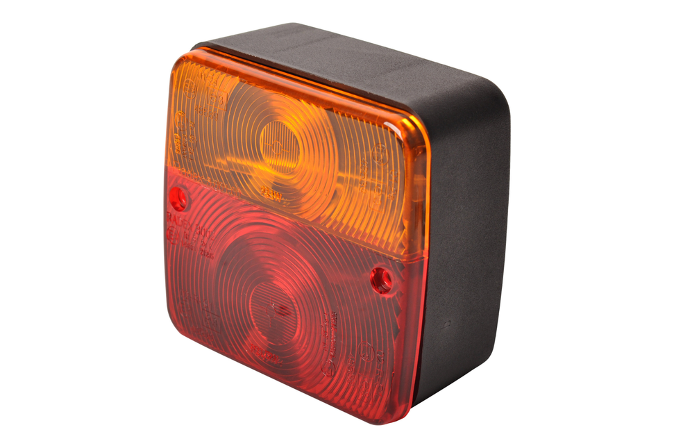 Radex Anhänger Rückleuchte - Radex 3001 - links/rechts - 100x105x50 mm - Kabeltüllenanschluss