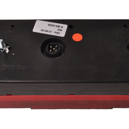 Radex Anhänger Rückleuchte - Radex 5500 - links - 216x98x70 mm - 5-poliger Bajonettanschluss