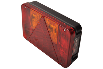Radex Anhänger Rückleuchte - Radex 5900 - links - 220x140x60 mm - 5-poliger Bajonettanschluss