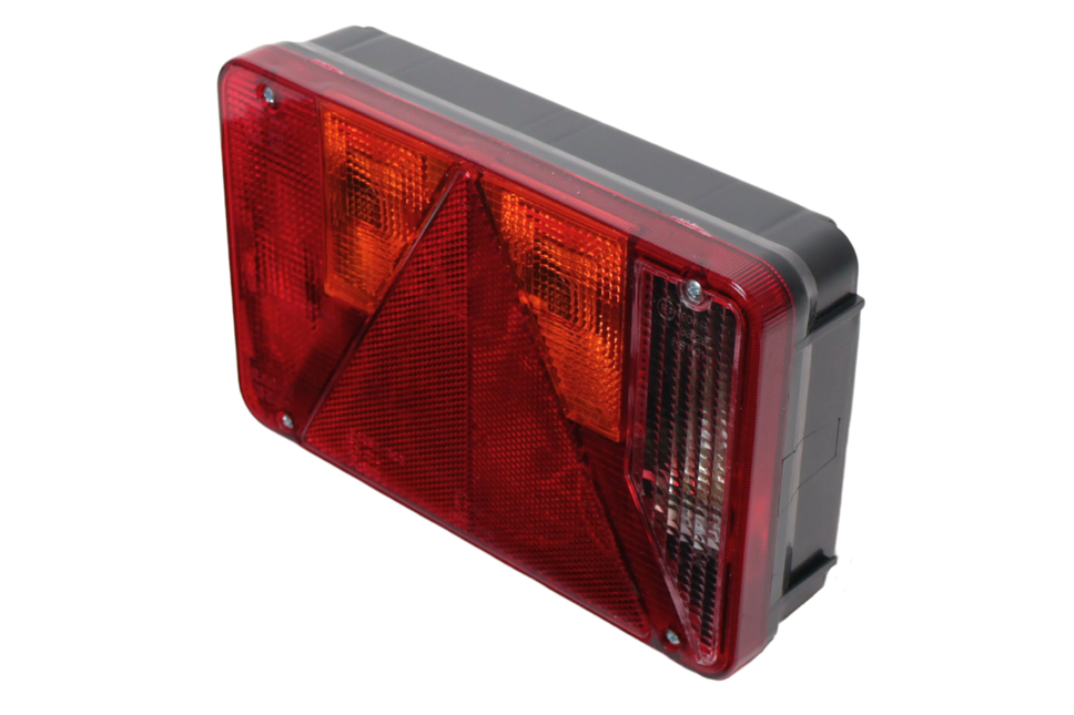 Radex Anhänger Rückleuchte - Radex 5900 - rechts - 220x140x60 mm - 5-poliger Bajonettanschluss