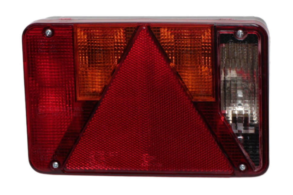 Radex Anhänger Rückleuchte - Radex 5900 - rechts - 220x140x60 mm - 5-poliger Bajonettanschluss