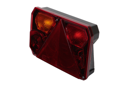 Radex Anhänger Rückleuchte - Radex 6400 - links - 200x140x52 mm - 5-poliger Bajonettanschluss