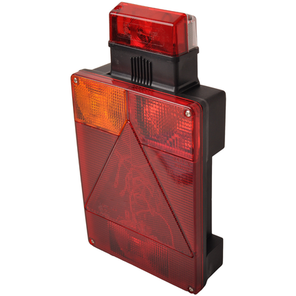 Radex Anhänger Rückleuchte - Radex 6801 - links - 160x290x60 mm - 5-poliger Bajonettanschluss