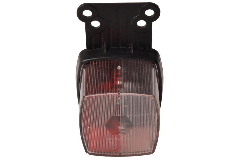 Radex Begrenzungsleuchte 901 rot/weiß auf Halter