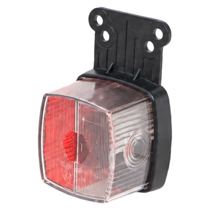 Radex Begrenzungsleuchte 901 rot/weiß auf Halter
