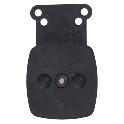 Radex Begrenzungsleuchte 901 rot/weiß auf Halter