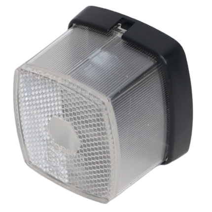 Radex Begrenzungsleuchte PN910 - weiß - einzelne Leuchte - 63x66 mm mit Reflektor