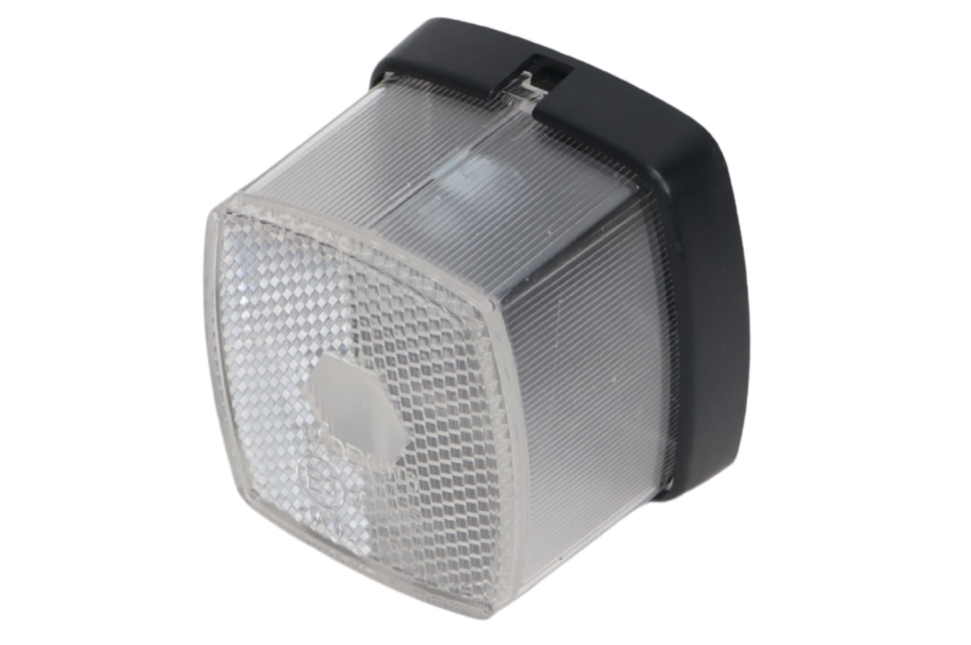 Radex Begrenzungsleuchte PN910 - weiß - einzelne Leuchte - 63x66 mm mit Reflektor