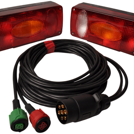 Radex Beleuchtungsset - Radex 5500 - 5 Meter Hauptkabel - 7-polig - Plug & Play