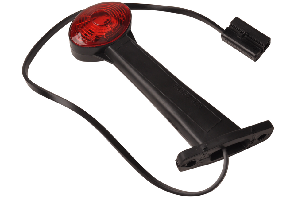 Radex LED Begrenzungsleuchte rot/weiss PN 930 mit 20 cm Kabel