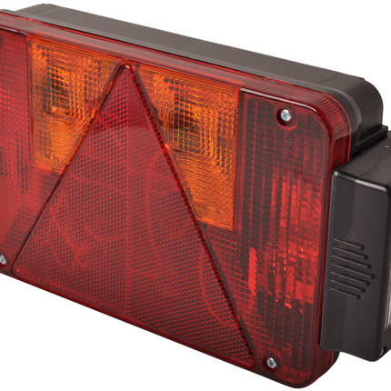 Radex Radex 5901 Rückleuchte links 250x140x60 mm - horizontale Montage - mit 5-poligem Steckeranschluss