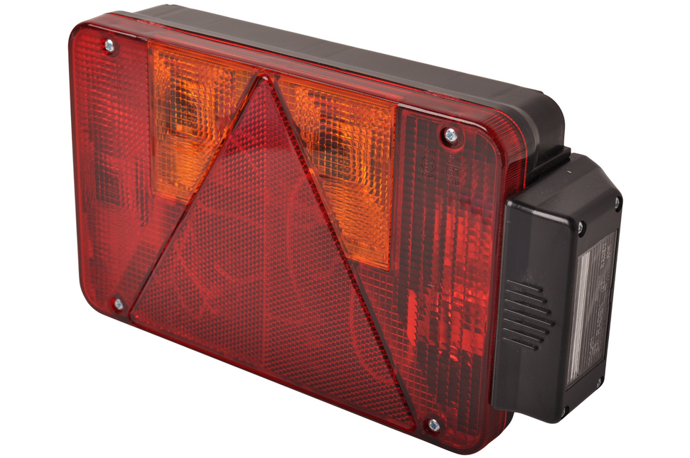 Radex Radex 5901 Rückleuchte links 250x140x60 mm - horizontale Montage - mit 5-poligem Steckeranschluss