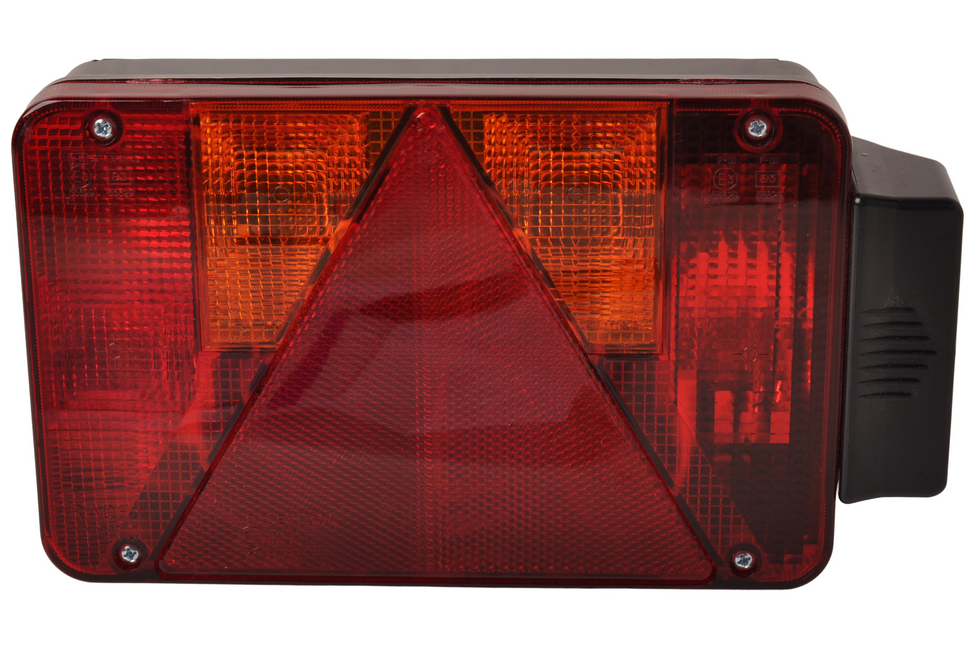 Radex Radex 5901 Rückleuchte links 250x140x60 mm - horizontale Montage - mit 5-poligem Steckeranschluss