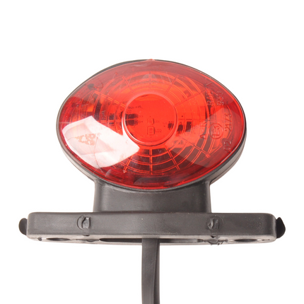 Radex Radex 935 Begrenzungsleuchte  - rot/weiß - LED - mit 500 mm Flachbandkabel/Schnellsteckverbindung