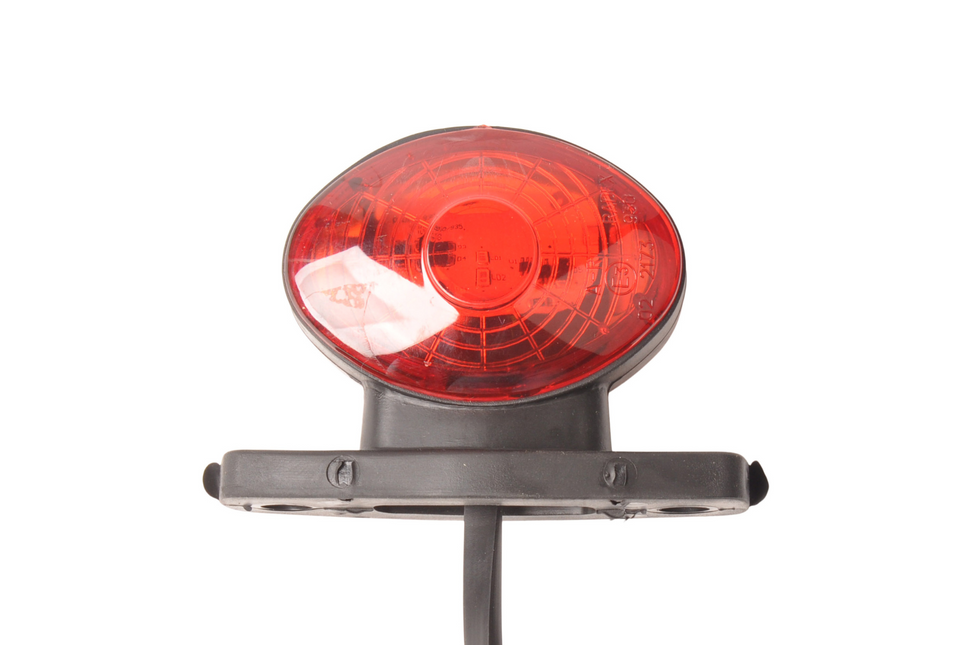 Radex Radex 935 Begrenzungsleuchte  - rot/weiß - LED - mit 500 mm Flachbandkabel/Schnellsteckverbindung