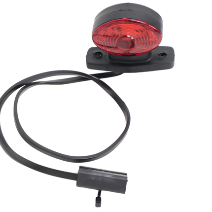 Radex Radex 935 Begrenzungsleuchte - rot/weiß - LED - mit 500 mm Flachbandkabel/Schnellsteckverbindung