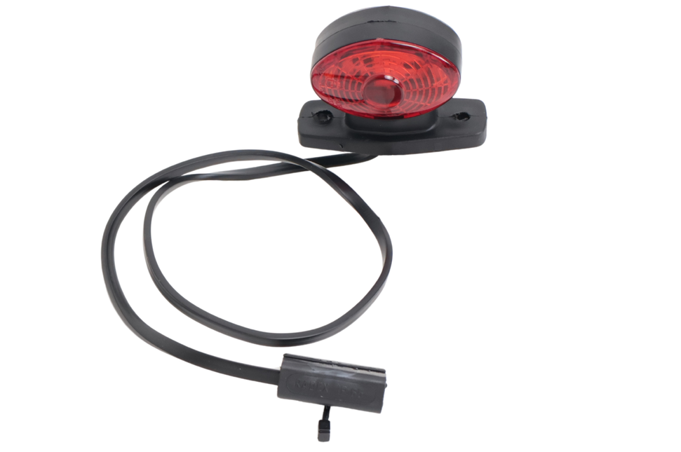 Radex Radex 935 Begrenzungsleuchte - rot/weiß - LED - mit 500 mm Flachbandkabel/Schnellsteckverbindung