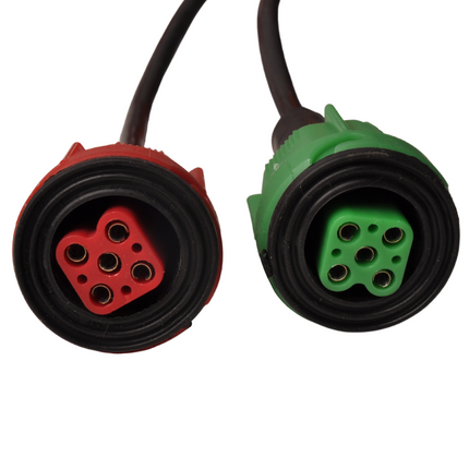 Radex Radex Kabelsatz - 5 Meter lang - 7-polig - Anhängerkabel mit 2x 5-poligem Stecker
