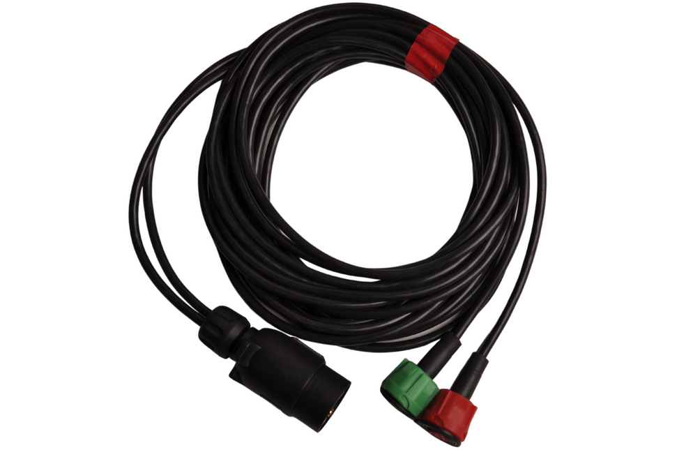 Radex Radex Kabelsatz - 7 Meter lang - 7-polig - Anhängerkabel mit 2x 5-poligem Stecker