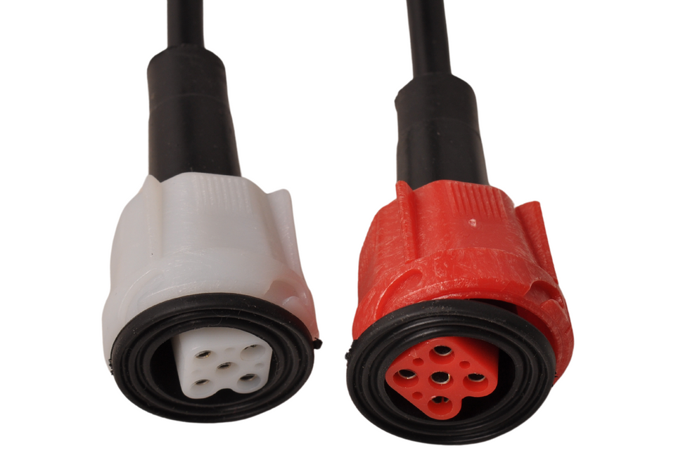 Radex Radex Kabelsatz - 7 Meter lang - 7-polig - Anhängerkabel mit 2x 5-poligem Stecker