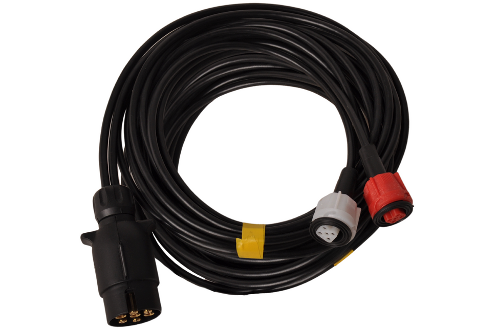 Radex Radex Kabelsatz - 7 Meter lang - 7-polig - Anhängerkabel mit 2x 5-poligem Stecker