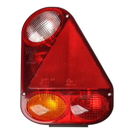 Radex Rückleuchte - Radex 2900 - rechts - 180x240x60 mm - vertikale Montage - 5-poliger Steckverbinder