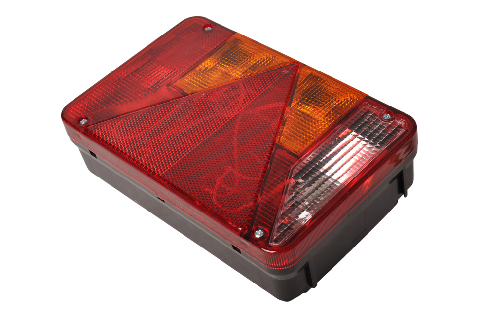 Radex Rückleuchte - Radex 5900 - rechts - 220x140x60 mm - 5-poliger Steckverbinder