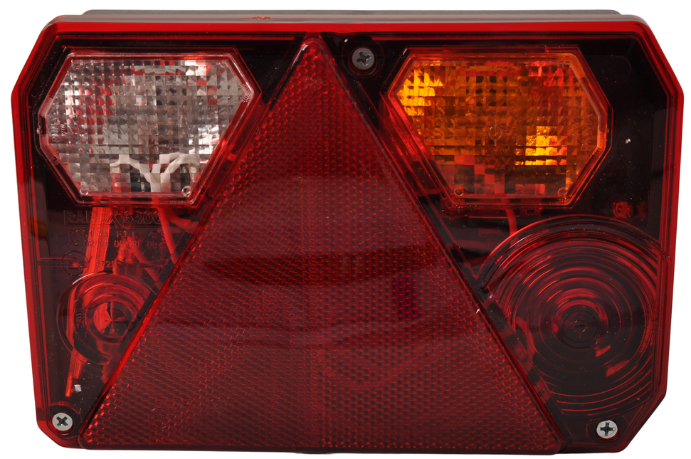 Radex Rückleuchte - Radex 6400 - rechts - 200x140x52 mm - 5-poliger Steckverbinder