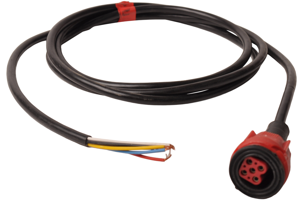 Radex Stecker / Adapter rot mit 2 m Kabel