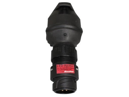 SECORÜT Spannungswandler von 24 auf 12 Volt - 13-polige Steckdose