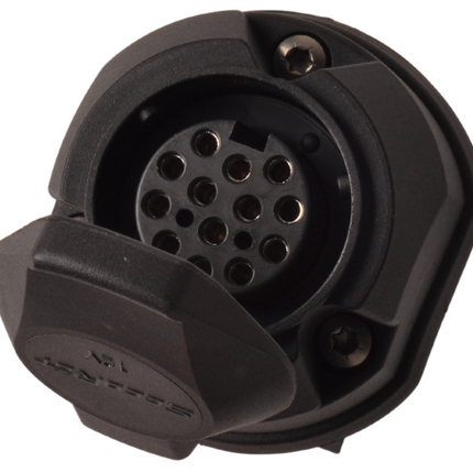 SECORÜT Spannungswandler von 24 auf 12 Volt - 13-polige Steckdose