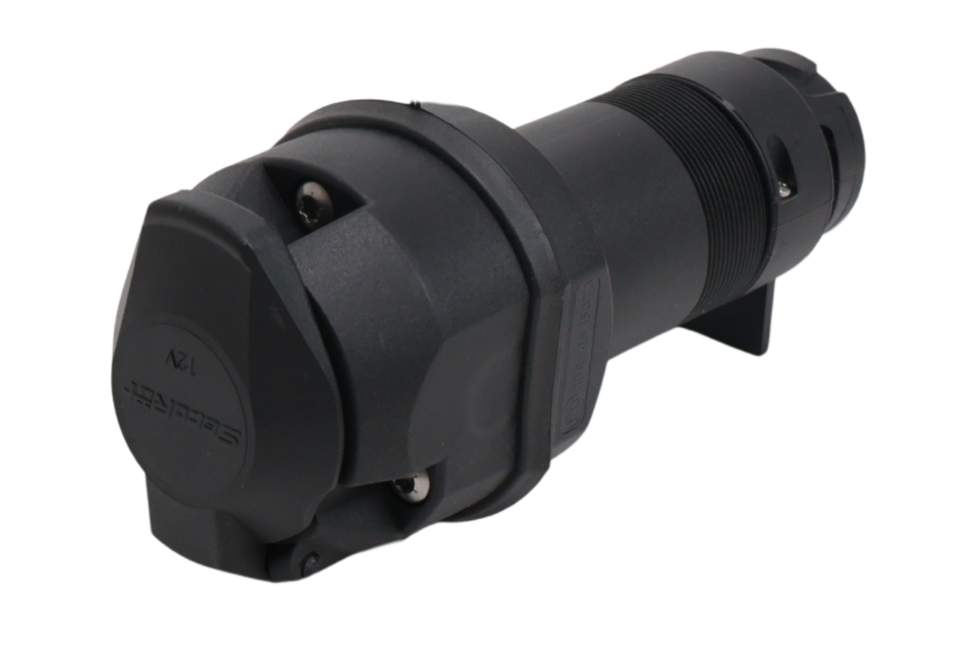 SECORÜT Spannungswandler von 24 auf 12 Volt - 13-polige Steckdose