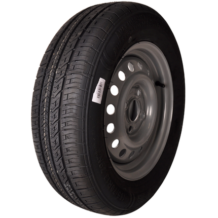Security Komplettrad Anhänger - 165/70R13 - Lochkreis: 4x100 - Tragfähigkeit: 437 kg