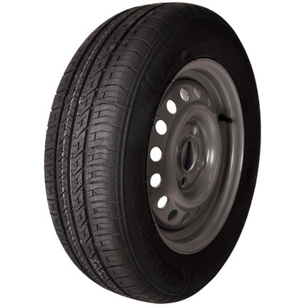 Security Komplettrad Anhänger - 165/70R13 - Lochkreis: 4x100 - Tragfähigkeit: 437 kg