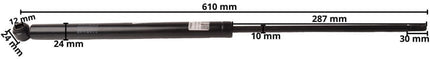 Stabilus Schlegl Auflaufdämpfer SF/SFH 10 - Länge 610 mm