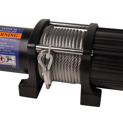 Trailer Gear Elektrische Winde 2045 kg einschließlich Stahlseil und Haken