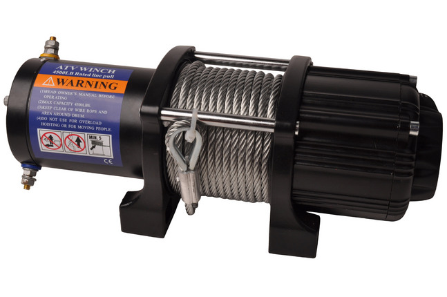 Trailer Gear Elektrische Winde 2045 kg einschließlich Stahlseil und Haken