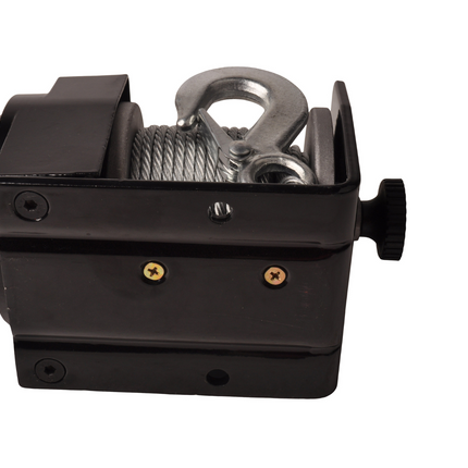 Trailer Gear Elektrische Winde 900 kg mit Stahlseil und Haken