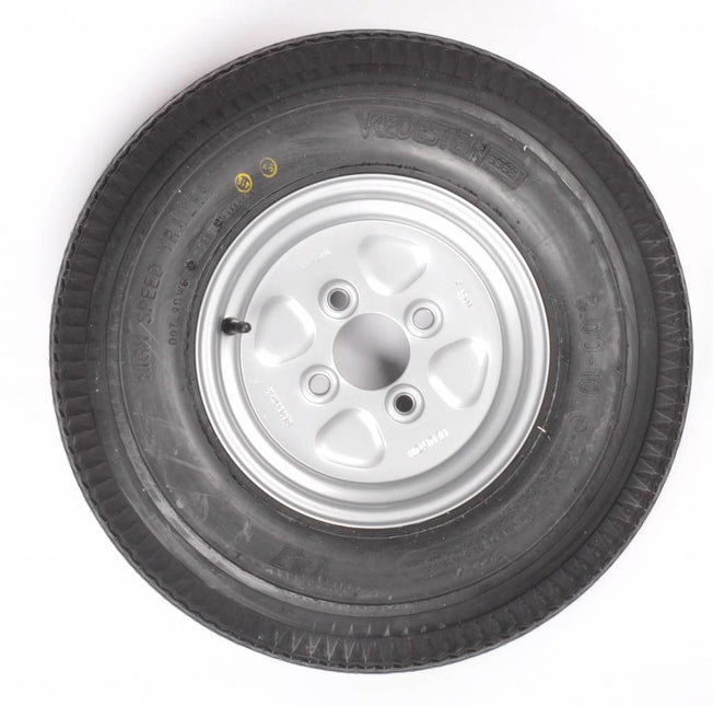 Vredestein Komplettrad 10 Zoll Vredestein Rad - 5.00-10 Reifen + Felge - Opel Pitch: 4x100 - 450 kg - 6PR - 60 mm Nabendurchmesser