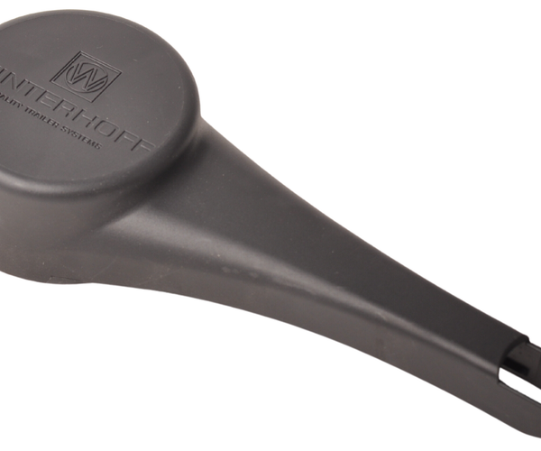 Staubschutzkappe aus Aluminium, anthrazit Staubschutzkappe aus Aluminium, anthrazit