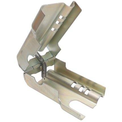 Winterhoff Deichselschloss Kasten Albe XL – Premium – Silber – Stahl – inkl. Edelstahl-Discussschloss mit 2 Schlüsseln – Safetybox XL