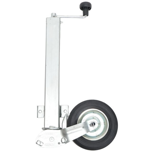 Winterhoff Klappbares Winterhoff - Stützrad - 60 mm - Tragfähigkeit: 250 kg - Premium-Qualität