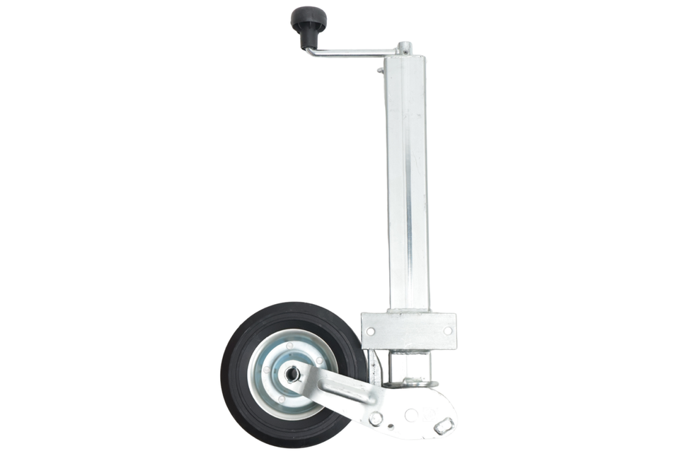 Winterhoff Klappbares Winterhoff - Stützrad - 60 mm - Tragfähigkeit: 250 kg - Premium-Qualität