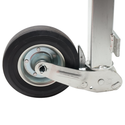 Winterhoff Klappbares Winterhoff - Stützrad - 60 mm - Tragfähigkeit: 250 kg - Premium-Qualität